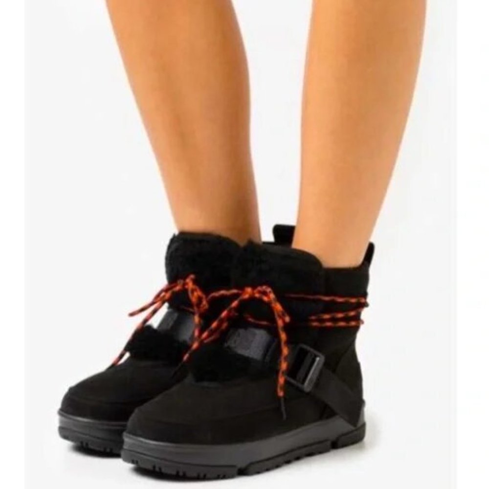 UGG Women's Black Classic Weather Hiker Ankle Short Boots Shoes Multi Size NEW